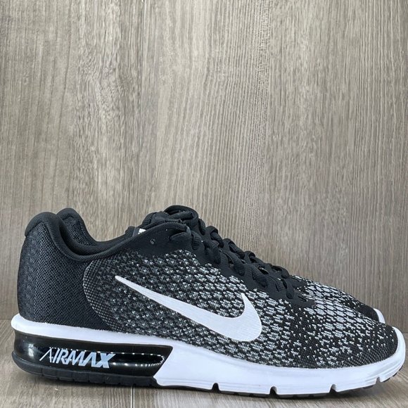 Nike Shoes - Nike Sneakers Womens Sz 9.5 Air Max Sequent 2 Athletic Running Shoes Black White
